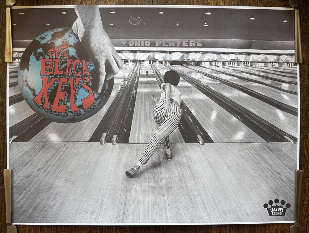 The Black Keys 24”x18” Ohio Players Promotional Wall Poster EASY EYE SOUND 2024